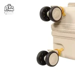 تصویر اختصاصی از چرخ چمدان هرموسا پرو در رنگ کرمی