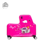 تصویر اختصاصی از نمای جلوی چمدان کودک اسکوتری paw patrol skye در رنگ صورتی