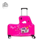 تصویر اختصاصی از نمای جلوی چمدان کودک اسکوتری paw patrol skye در رنگ صورتی