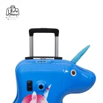 تصویر اختصاصی از دسته ترولی (کشنده) چمدان کودک اسکوتری unicorn در رنگ آبی