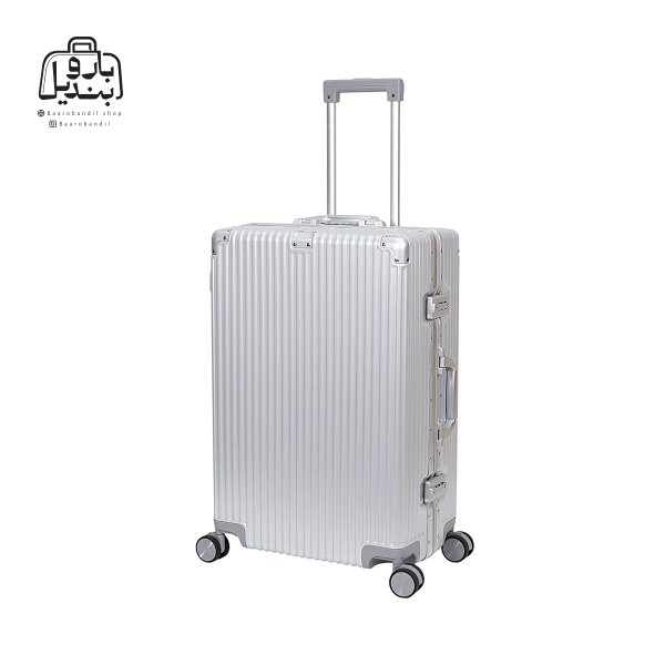 تصویر اختصاصی از چمدان moierg سایز متوسط در رنگ طوسی