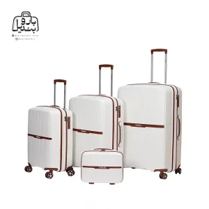 تصویر اختصاصی از ست چهار تکه چمدان تیتان پلورا ایفل در رنگ سفید