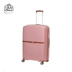 تصویر اختصاصی از چمدان تیتان پلورا ایفل سایز بزرگ در رنگ کالباسی