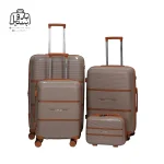 تصویر اختصاصی از ست چهار تکه چمدان تیتان پلورا ونیز در رنگ بژ