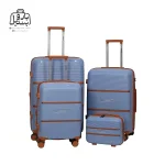 تصویر اختصاصی از ست چهار تکه چمدان تیتان پلورا ونیز در رنگ آبی