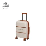 تصویر اختصاصی از چمدان تیتان پلورا ونیز سایز کوچک (داخل کابین) در رنگ کرمی