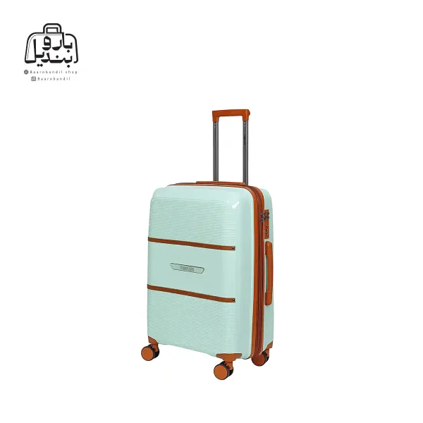 تصویر اختصاصی از چمدان تیتان پلورا ونیز سایز کوچک (داخل کابین) در رنگ آبی الکتریکی