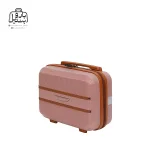 تصویر اختصاصی از نمای چمدان تیتان پلورا ونیز کیف ارایشی در رنگ کالباسی