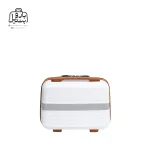 تصویر اختصاصی از نمای پشتی چمدان تیتان پلورا ونیز کیف ارایشی در رنگ سفید