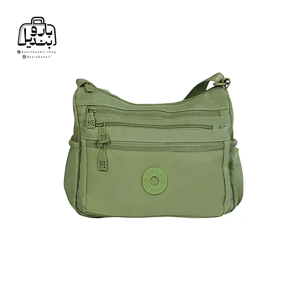 تصویر اختصاصی از نمای جلوی کیف زنانه دوشی بوبو کد ۱۵۳۱ در رنگ سبز