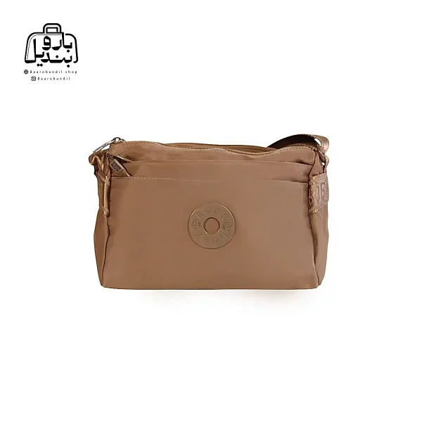 تصویر اختصاصی از نمای جلوی کیف زنانه دوشی بوبو کد ۱۶۴۷ در رنگ شکلاتی