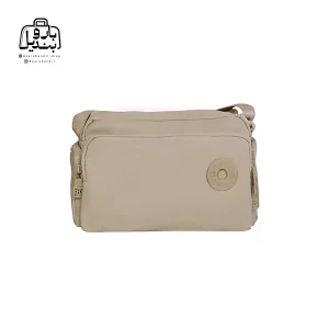 تصویر اختصاصی از نمای جلوی کیف زنانه دوشی بوبو کد ۲۰۷۹ در رنگ کرمی