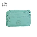 تصویر اختصاصی از نمای جلوی کیف زنانه دوشی بوبو کد ۵۳۰۴ در رنگ سبز آبی