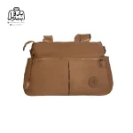 تصویر اختصاصی از نمای جلوی کیف زنانه دوشی بوبو کد ۱-۷۵۸ در رنگ شکلاتی