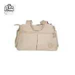 تصویر اختصاصی از نمای جلوی کیف زنانه دوشی بوبو کد ۱-۷۵۸ در رنگ کرمی