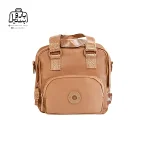 تصویر اختصاصی از نمای جلوی کیف زنانه دوشی بوبو کد ۷۶۵۸ در رنگ شکلاتی