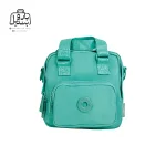 تصویر اختصاصی از نمای جلوی کیف زنانه دوشی بوبو کد ۷۶۵۸ در رنگ سبز آبی