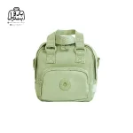 تصویر اختصاصی از نمای جلوی کیف زنانه دوشی بوبو کد ۷۶۵۸ در رنگ سبز روشن