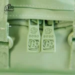 تصویر اختصاصی از زیپ باز کیف زنانه دوشی بوبو کد ۷۶۵۸ در رنگ سبز روشن