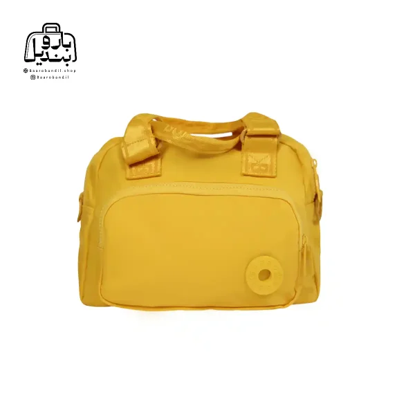 تصویر اختصاصی از نمای جلوی کیف زنانه دوشی بوبو کد ۹۱۰۲۰ در رنگ زرد