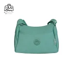 تصویر اختصاصی از نمای جلوی کیف زنانه دوشی بوبو کد ۹۶۱۲ در رنگ سبز آبی