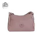 تصویر اختصاصی از نمای جلوی کیف زنانه دوشی بوبو کد ۹۶۱۲ در رنگ طوسی یاسی