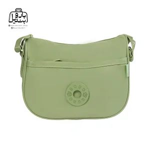 تصویر اختصاصی از نمای جلوی کیف زنانه دوشی بوبو کد ۱-۹۷۰۳ در رنگ سبز روشن