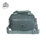 تصویر اختصاصی از نمای جلوی کیف زنانه دوشی همراه با بند بوبو کد ۹-۹۹۱۹ در رنگ سبز