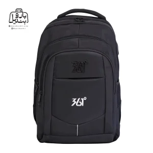 تصویر اختصاصی از نمای جلوی کوله‌پشتی ۳۶۱ کد ۱۷۸۹ در رنگ مشکی