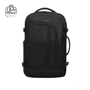 تصویر اختصاصی از نمای جلوی کوله‌پشتی بنج کد ۱۹۱۶ در رنگ مشکی