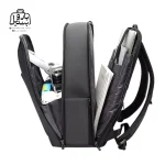 تصویر اختصاصی از نمای زیپ باز کوله بنج کد 2952 در رنگ مشکی
