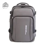 تصویر اختصاصی از نمای جلوی کوله‌پشتی بنج کد h۱۰۵۱ در رنگ طوسی