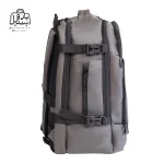 تصویر اختصاصی از نمای کناری کوله‌پشتی بنج کد h۱۰۵۱ در رنگ طوسی