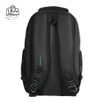 تصویر اختصاصی از نمای پشتی کوله‌پشتی بنتون کد ۱۷۸۵ در رنگ مشکی