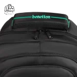 تصویر اختصاصی از دستهٔ کوله‌پشتی بنتون کد ۱۷۸۵ در رنگ مشکی