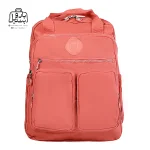 تصویر اختصاصی از نمای جلوی کناری کولهپشتی بنج کد ۱۸۵۳ در رنگ گلبهی