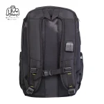 تصویر اختصاصی از نمای پشنی کوله‌پشتی کت کد ۱۷۲۹ در رنگ مشکی