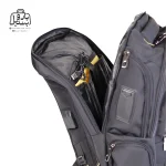 تصویر اختصاصی از زیپ باز کوله‌پشتی کت کد ۱۷۲۹ در رنگ مشکی