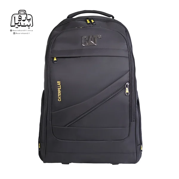 تصویر اختصاصی از نمای جلوی کوله‌پشتی کت کد ۳۸۵۷ در رنگ مشکی