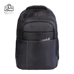 تصویر اختصاصی از نمای جلوی کوله‌پشتی condotti کد ۱۷۸۵ در رنگ مشکی