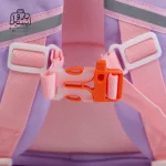 تصویر اختصاصی از سینه‌بند کوله‌پشتی مدرسه کرومی کد ۷۰۹۰ در رنگ یاسی