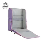 تصویر اختصاصی از زیپ باز کوله‌پشتی مدرسه کرومی کد ۹۹۹ در رنگ یاسی