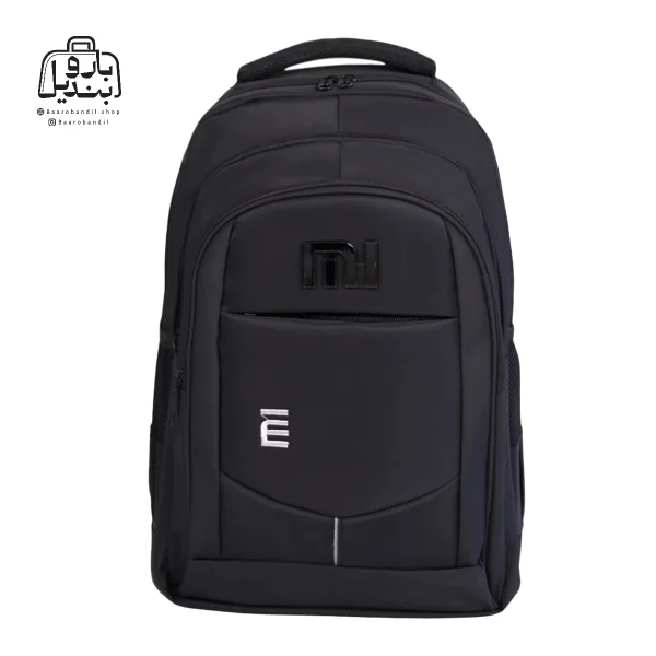 تصویر اختصاصی از نمای جلوی کوله‌پشتی ام آی کد ۱۷۸۰ در رنگ مشکی