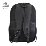 تصویر اختصاصی از نمای پشتی کوله‌پشتی مونکلر کد h۳۲ در رنگ مشکی طوسی