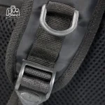 تصویر اختصاصی از پورت usb کوله‌پشتی مونکلر کد h۳۲ در رنگ مشکی طوسی