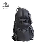 تصویر اختصاصی از نمای کناری کوله‌پشتی اولد فرند کد d۲۲۸۱۹ در رنگ مشکی