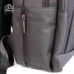 تصویر اختصاصی از زیپ کوله‌پشتی پرزیدنت کد ۶۱۶۶ در رنگ مشکی