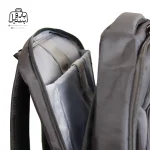 تصویر اختصاصی از زیپ پشت باز کوله‌پشتی پرزیدنت کد ۶۱۷۹ در رنگ مشکی