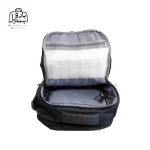 تصویر اختصاصی از زیپ باز کوله‌پشتی پرزیدنت کد ۶۱۷۹ در رنگ مشکی