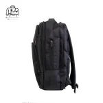 تصویر اختصاصی از نمای کناری کوله‌پشتی پرزیدنت کد ۶۱۷۹ در رنگ مشکی